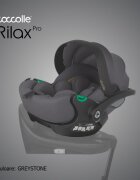 COCCOLLE Scoica auto iSize Rilax Greystone cu tetiera ajustabila
