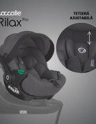 COCCOLLE Scoica auto iSize Rilax Greystone cu tetiera ajustabila