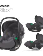 COCCOLLE Scoica auto iSize Rilax Greystone cu tetiera ajustabila