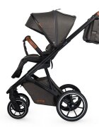 COCCOLLE Sistem modular 3 in 1 Nessia Anthracite + Scoica auto Knox Anthracite