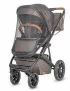 COCCOLLE Sistem modular 3 in 1 Nessia Anthracite + Scoica auto Knox Anthracite