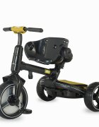 COCCOLLE Tricicleta pentru copii Alto Red multifunctionala pliabila cu spatar ajustabil in doua pozitii roti Eva si greutate maxima admisa 25 kg