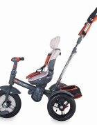 COCCOLLE Tricicleta pentru copii Giro Plus Caramiziu multifunctionala roti gonflabile spatar reglabil pozitie somn sezut reversibil ghidon pliabil