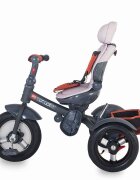 COCCOLLE Tricicleta pentru copii Giro Plus Caramiziu multifunctionala roti gonflabile spatar reglabil pozitie somn sezut reversibil ghidon pliabil