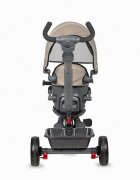 COCCOLLE Tricicleta pentru copii Primo Lunar rock multifunctionala cu sezut reversibil cu suport de picioare roti din spuma Eva copertina cu protectie UV si suport de pahar