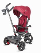 COCCOLLE Tricicleta pentru copii Primo Magenta multifunctionala cu sezut reversibil cu suport de picioare roti din spuma Eva copertina cu protectie UV si suport de pahar