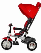 COCCOLLE Tricicleta pentru copii Urbio Air Red pliabila roti gonflabile spatar reglabil suport pentru sticla suport picioare varsta 18-72 luni