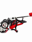 COCCOLLE Tricicleta pentru copii Urbio Air Red pliabila roti gonflabile spatar reglabil suport pentru sticla suport picioare varsta 18-72 luni