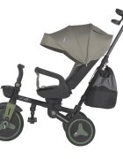 COCCOLLE Tricicleta pentru copii Urbio Plus Basil Green ultrapliabila scaun rotativ controlul directiei greutate admisa 25 kg