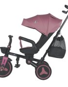 COCCOLLE Tricicleta pentru copii Urbio Plus Smoked Pink ultrapliabila scaun rotativ controlul directiei greutate admisa 25 kg