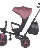 COCCOLLE Tricicleta pentru copii Urbio Plus Smoked Pink ultrapliabila scaun rotativ controlul directiei greutate admisa 25 kg