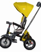 COCCOLLE Tricicleta pentru copii Velo Air Mustar 4 in 1 multifunctionala pliabila sezut reversibil de la 9 luni spatar reglabil sezut reversibil