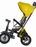 COCCOLLE Tricicleta pentru copii Velo Air Mustar 4 in 1 multifunctionala pliabila sezut reversibil de la 9 luni spatar reglabil sezut reversibil