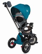COCCOLLE Tricicleta pentru copii Velo Air Verde 4 in 1 multifunctionala pliabila sezut reversibil de la 9 luni spatar reglabil sezut reversibil