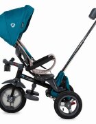 COCCOLLE Tricicleta pentru copii Velo Air Verde 4 in 1 multifunctionala pliabila sezut reversibil de la 9 luni spatar reglabil sezut reversibil