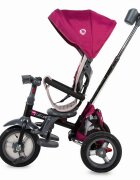COCCOLLE Tricicleta pentru copii Velo Air Violet 4 in 1 multifunctionala pliabila sezut reversibil de la 9 luni spatar reglabil sezut reversibil