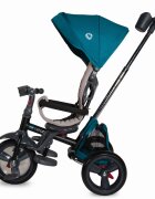 COCCOLLE Tricicleta pentru copii Velo Verde 4 in 1 multifunctionala pliabila sezut reversibil de la 9 luni spatar reglabil pozitie somn suport picioare