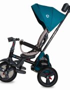 COCCOLLE Tricicleta pentru copii Velo Verde 4 in 1 multifunctionala pliabila sezut reversibil de la 9 luni spatar reglabil pozitie somn suport picioare