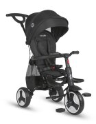 COCCOLLE Tricicleta ultrapliabila Spectra Plus Premium Line Scaun reversibil Copertina XXL Cos accesorii 2 seturi suport picioruse Sistem roata libera Roti cauciuc EVA Jet Black
