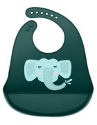 Coccorito Bavetica silicon Elefant verde