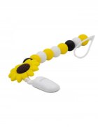 Coccorito Colier pentru suzeta din silicon Sun Flower
