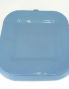 Coccorito Farfurie patrata din silicon compartimentata Blue