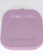 Coccorito Farfurie patrata din silicon compartimentata Lila