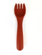 Coccorito Furculita din silicon Red