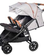 COLETTO Carucior de gemeni Enzo Twin grey