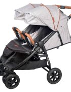 COLETTO Carucior de gemeni Enzo Twin grey