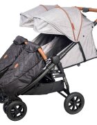 COLETTO Carucior de gemeni Enzo Twin grey