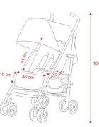 COLETTO Carucior sport Camino bej inchis
