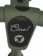 Colibro Bicicleta de echilibru pentru copii fara pedale pliabila cu scaunelul si ghidonul reglabile pe inaltime cu roti din cauciuc de 12 inch Ciao Forest Green