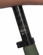 Colibro Bicicleta de echilibru pentru copii fara pedale pliabila cu scaunelul si ghidonul reglabile pe inaltime cu roti din cauciuc de 12 inch Ciao Forest Green