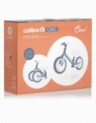 Colibro Bicicleta de echilibru pentru copii fara pedale pliabila cu scaunelul si ghidonul reglabile pe inaltime cu roti din cauciuc de 12 inch Ciao Forest Green