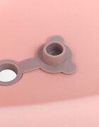 Colibro Cadita ergonomica 2 in 1 Spa Roz 86 cm reductor detasabil si dop de scurgere