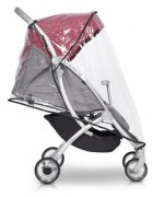 Colibro Carucior sport cu pliere compacta cadru ultra usor din aluminiu cu spatar ajustabil cu Pelerina si Husa de picioruse incluse Clip Chili