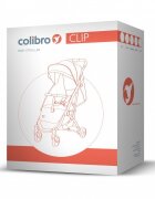 Colibro Carucior sport cu pliere compacta cadru ultra usor din aluminiu cu spatar ajustabil cu Pelerina si Husa de picioruse incluse Clip Chili