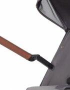 Colibro Carucior sport pliabil cu o singura mana Dual Fold Cadru din aluminiu ultra usor 63 kg spatar reglabil in pozitie somn cu husa de picioruse si pelerina de ploaie incluse Novel Dove