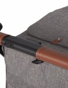 Colibro Carucior sport pliabil cu o singura mana Dual Fold Cadru din aluminiu ultra usor 63 kg spatar reglabil in pozitie somn cu husa de picioruse si pelerina de ploaie incluse Novel Linen