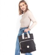 Colibro Geanta atasabila de carucior cu 10 buzunare si bretele reglabile 36 x 30 x 15 cm Pop Onyx
