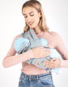 Colibro Marsupiu ergonomic 6 in 1 Honey cu scaun detasabil Curelele late si confortabile Baza ergonomica rigida Curele late si ajustabile Cool