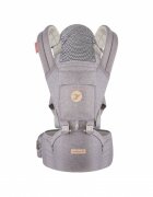 Colibro Marsupiu ergonomic 6 in 1 Honey cu scaun detasabil Curelele late si confortabile Baza ergonomica rigida Curele late si ajustabile Dove