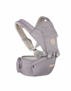 Colibro Marsupiu ergonomic 6 in 1 Honey cu scaun detasabil Curelele late si confortabile Baza ergonomica rigida Curele late si ajustabile Dove