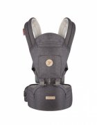 Colibro Marsupiu ergonomic 6 in 1 Honey cu scaun detasabil Curelele late si confortabile Baza ergonomica rigida Curele late si ajustabile Onyx