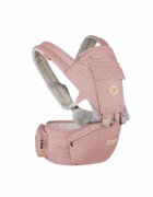 Colibro Marsupiu ergonomic 6 in 1 Honey cu scaun detasabil Curelele late si confortabile Baza ergonomica rigida Curele late si ajustabile Sweet pink