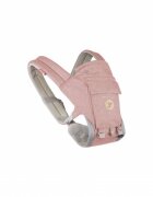 Colibro Marsupiu ergonomic 6 in 1 Honey cu scaun detasabil Curelele late si confortabile Baza ergonomica rigida Curele late si ajustabile Sweet pink