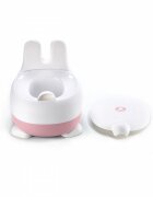 Colibro Olita cu capac si insertie detasabile cu picioruse stabile antiderapante 26 x 31 x 18 cm Iepurasul Nuki Rose