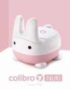 Colibro Olita cu capac si insertie detasabile cu picioruse stabile antiderapante 26 x 31 x 18 cm Iepurasul Nuki Rose