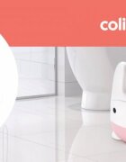 Colibro Olita cu capac si insertie detasabile cu picioruse stabile antiderapante 26 x 31 x 18 cm Iepurasul Nuki Rose
